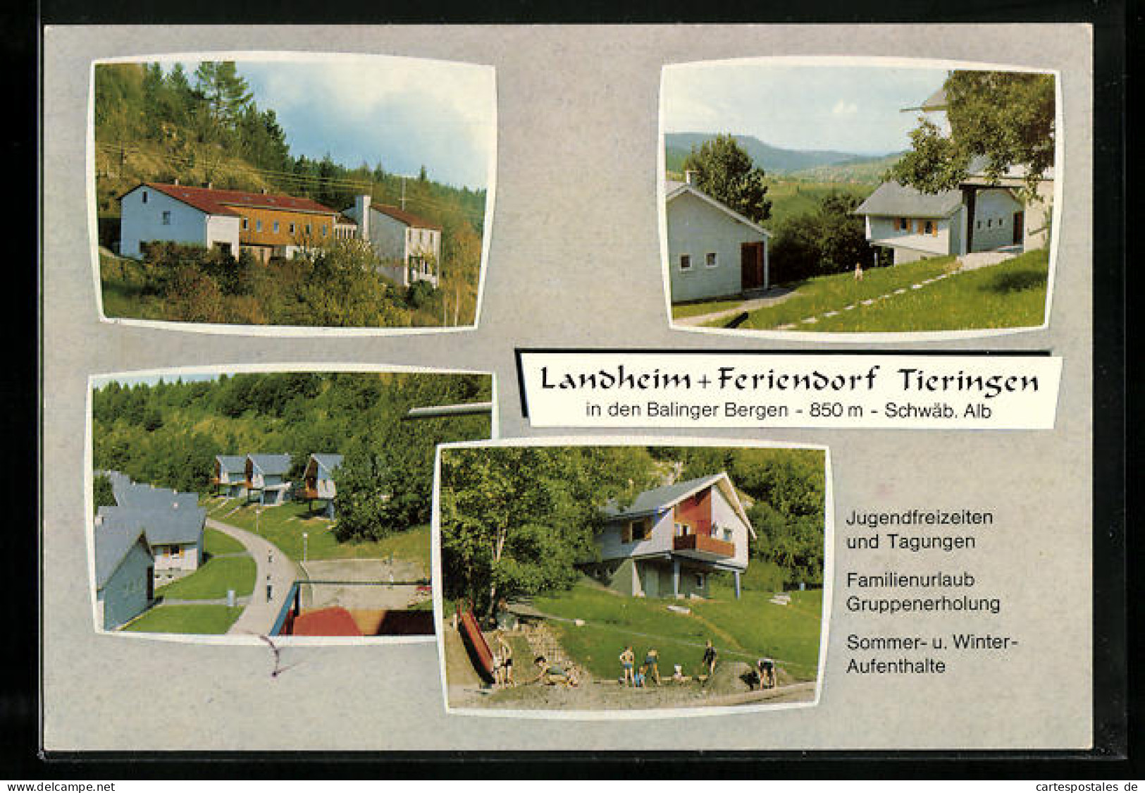 AK Tieringen /Schwäb. Alb., Landheim Und Feriendorf In Den Balinger Bergen  - Other & Unclassified