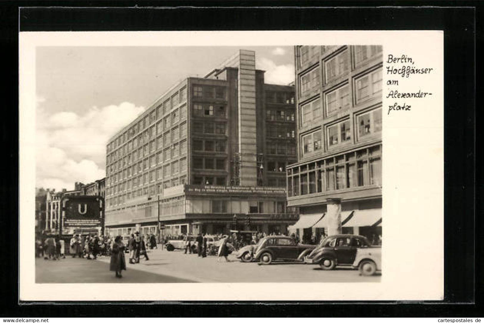 AK Berlin, Hochhäuser Am Alexanderplatz  - Mitte