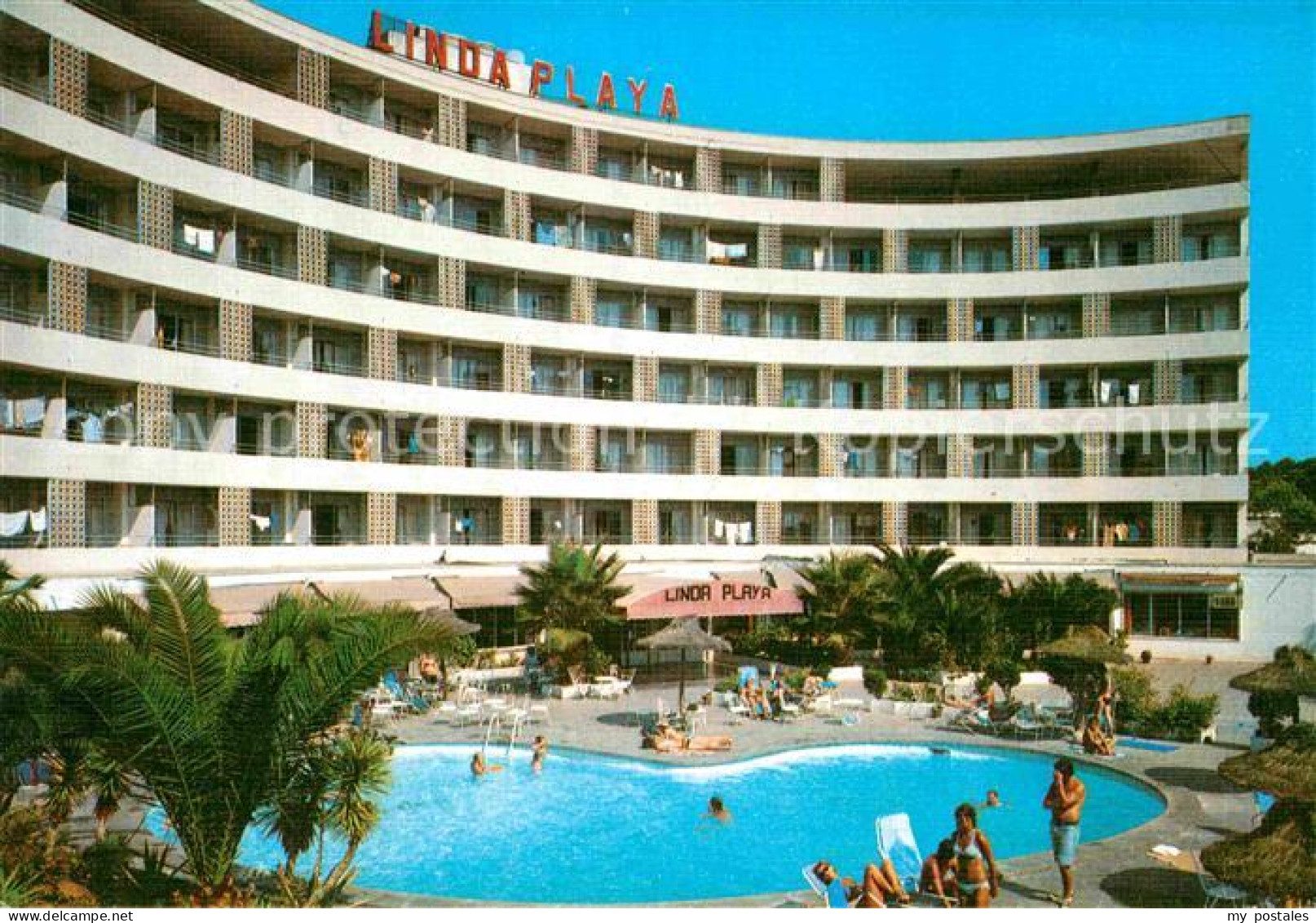 72855695 Paguera Mallorca Islas Baleares Hotel Linda Playa Pool  - Sonstige & Ohne Zuordnung