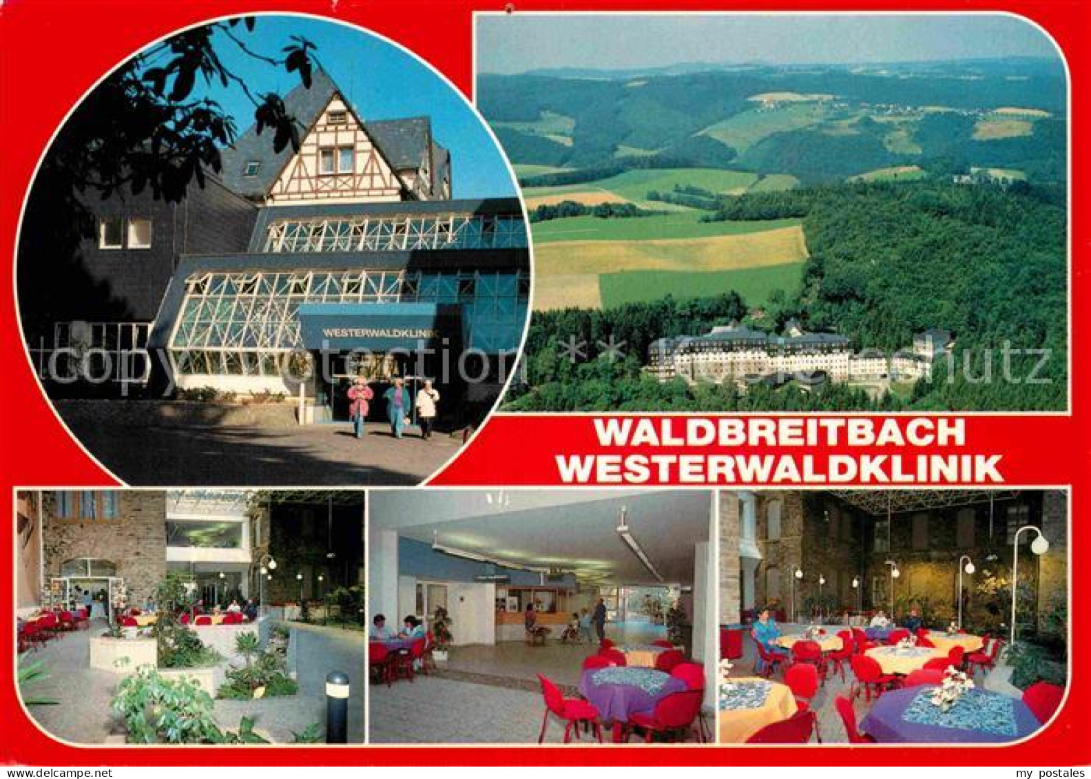 72855494 Waldbreitbach Wied Fliegeraufnahme Westerwaldklinik  Waldbreitbach - Other & Unclassified