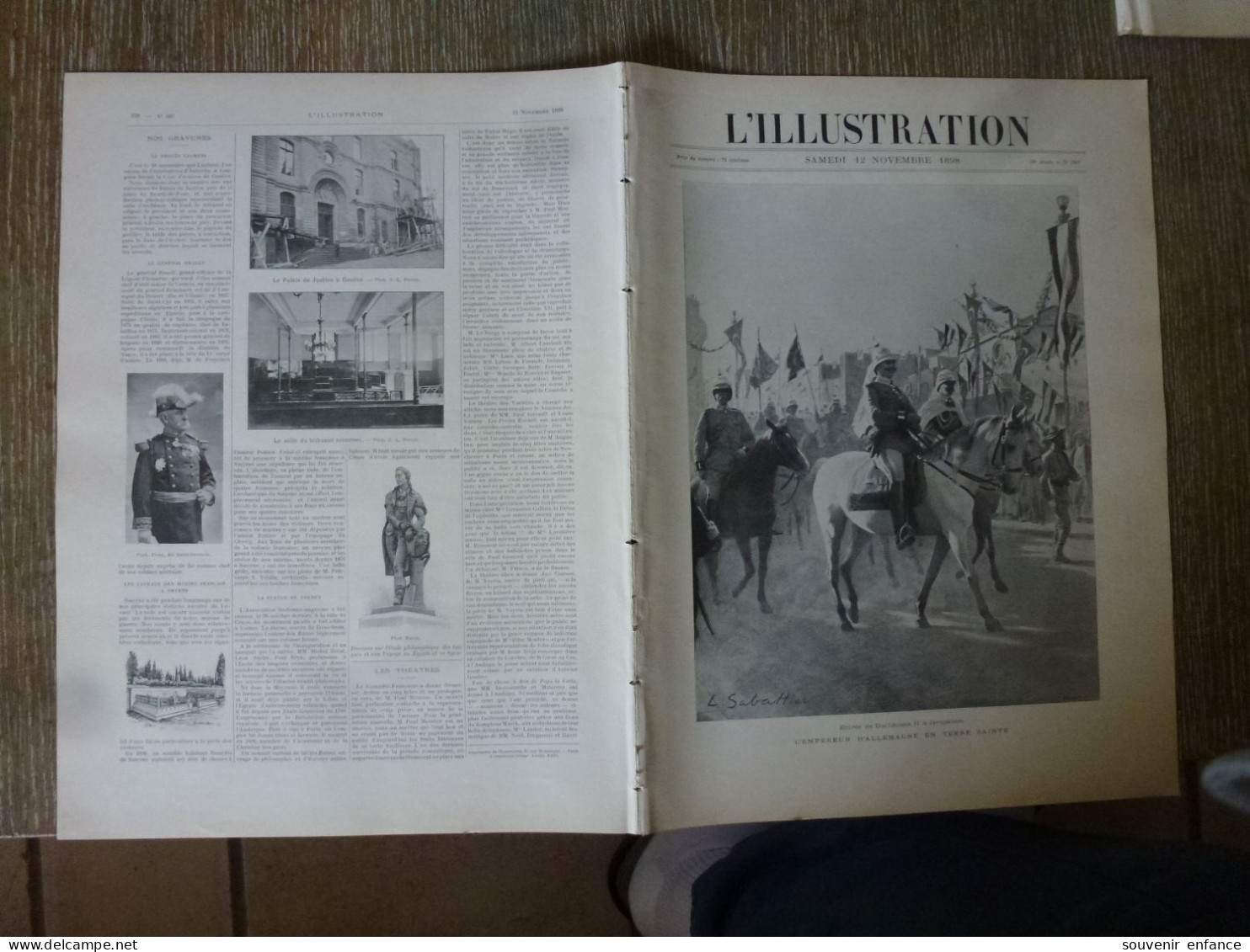 L'Illustration Novembre 1898 Jerusalem Klondyke  Skagway - 1850 - 1899