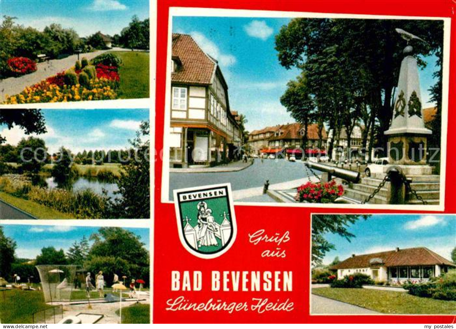 72855382 Bad Bevensen Teilansichten Denkmal Park Restaurant Bad Bevensen - Bad Bevensen