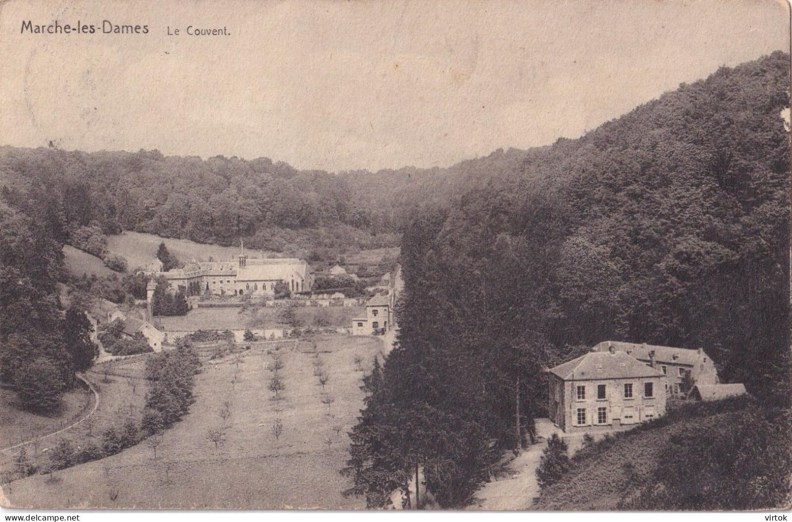 Marche-les-Dames :  1928  Avec Timbre - Namen