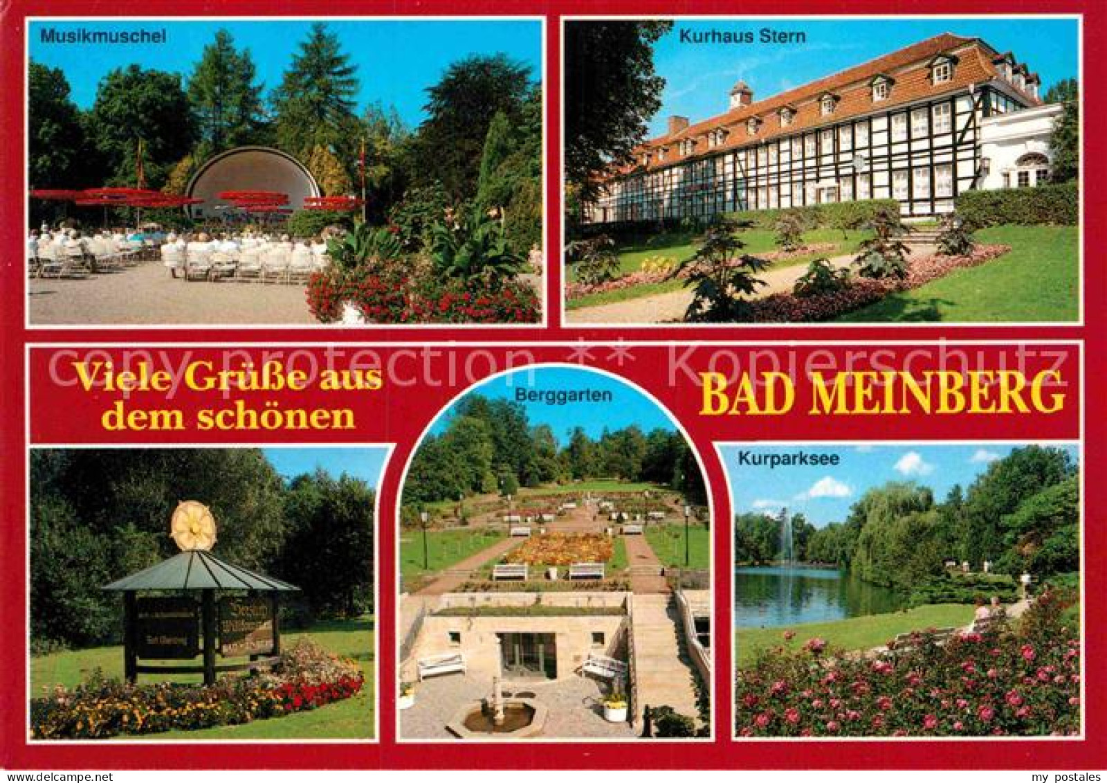 72855301 Bad Meinberg Kurhaus Stern Musikmuschel Berggarten Kurparksee Bad Meinb - Bad Meinberg