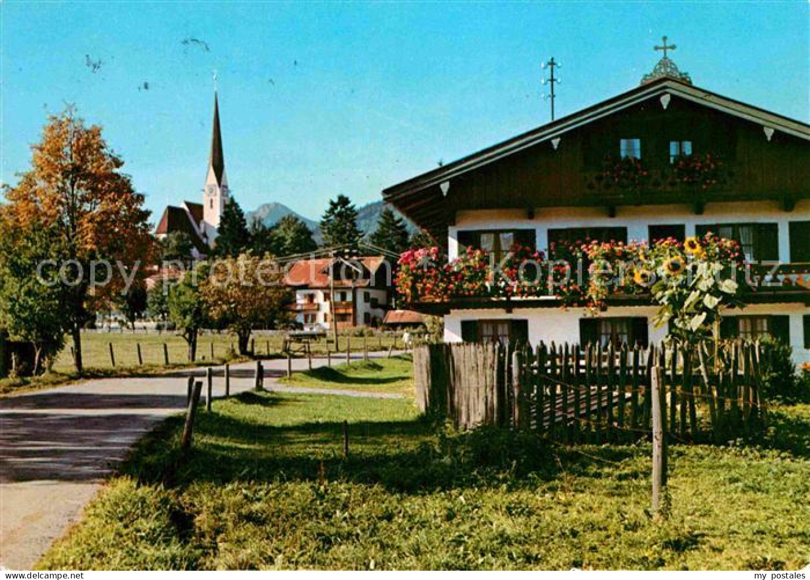 72855285 Bad Wiessee Dorfpartie Kirche Bad Wiessee - Bad Wiessee