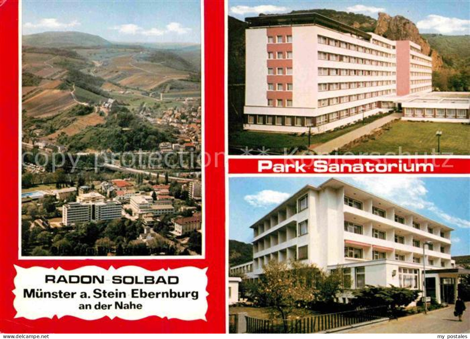 72855275 Bad Muenster Stein Ebernburg Panorama Park Sanatorium Bad Muenster-Eber - Andere & Zonder Classificatie