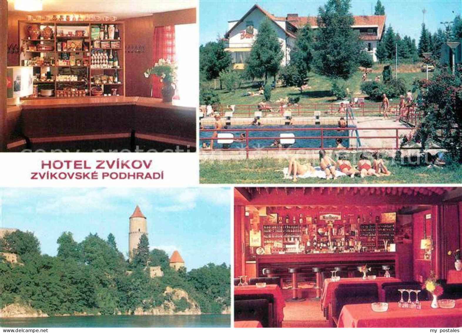 72855197 Zvikov Hotel Burg Bar Schwimmbad Tschechische Republik - Tchéquie