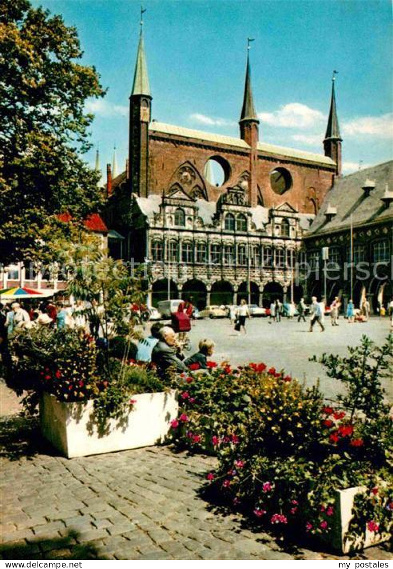 72855163 Luebeck Marktplatz Rathaus Luebeck - Luebeck