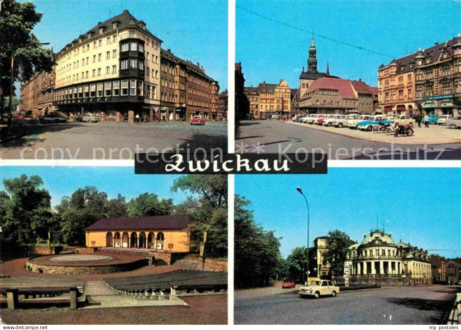 72854781 Zwickau Sachsen Ringkaffee Markt Freilichtbuehne Milchbar Zwickau - Zwickau