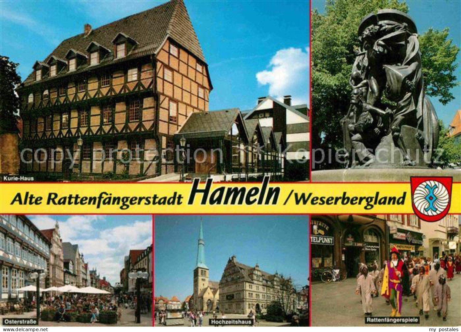 72854701 Hameln Weser Rattenfaengerstadt Spiel Kurie-Haus Osterstrsse Hochzeitsh - Other & Unclassified