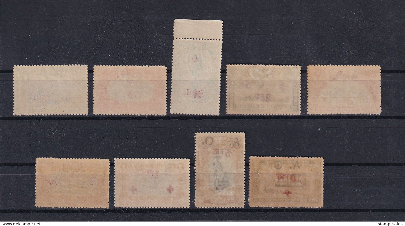 Ruanda-Urundi N°36/44 Rode Kruis 1918 MNH ** COB € 390,00 SUPERB - Unused Stamps