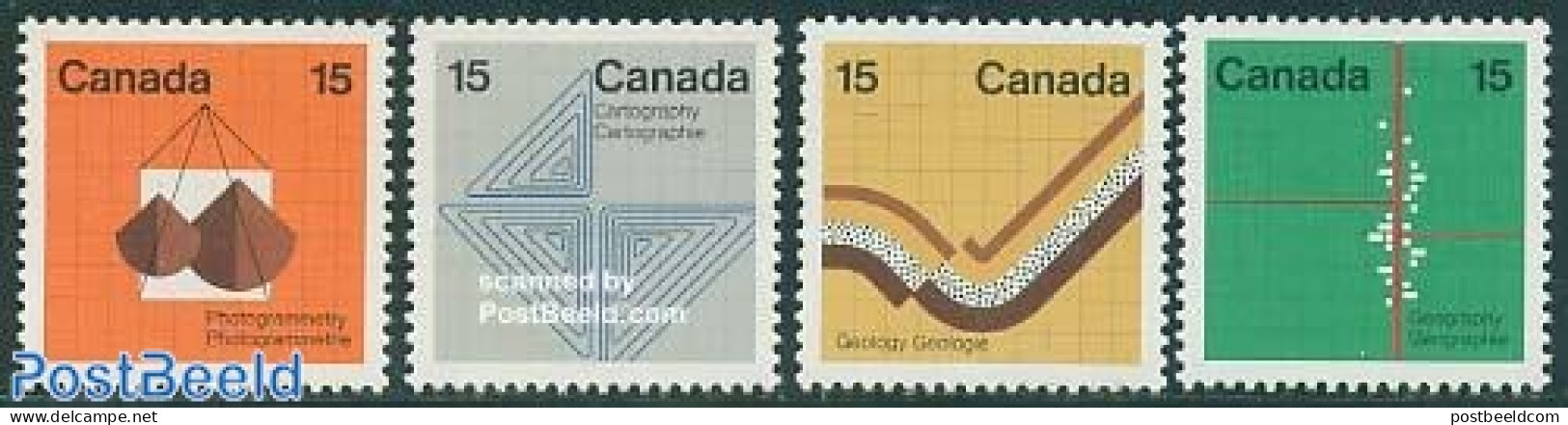 Canada 1972 Int. Congresses 4v, Mint NH, Science - Computers & IT - Statistics - Nuovi