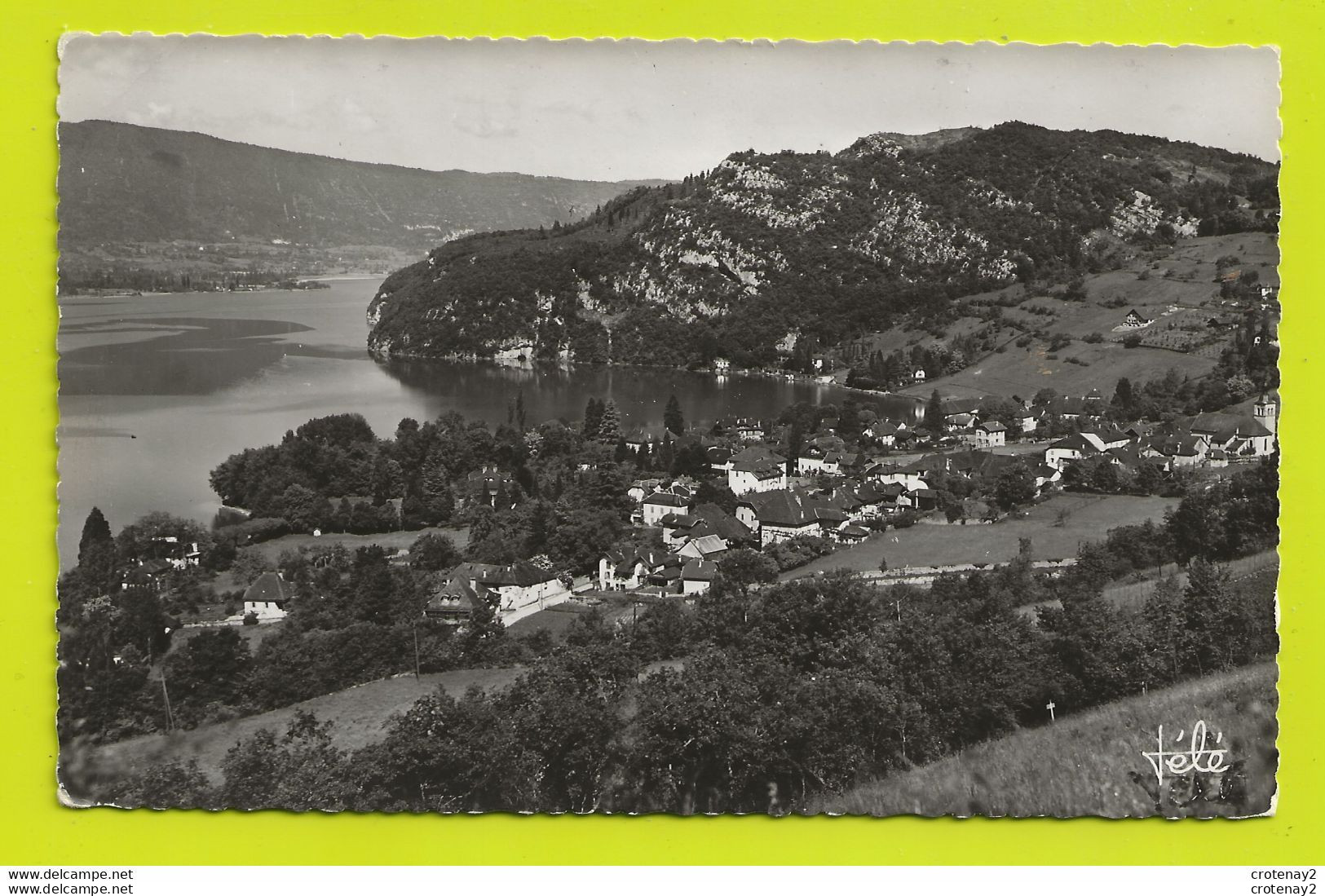 74 TALLOIRES N°76 Vue Générale Le Roc De Chère En 1956 éditions Télé Aix Les Bains - Talloires