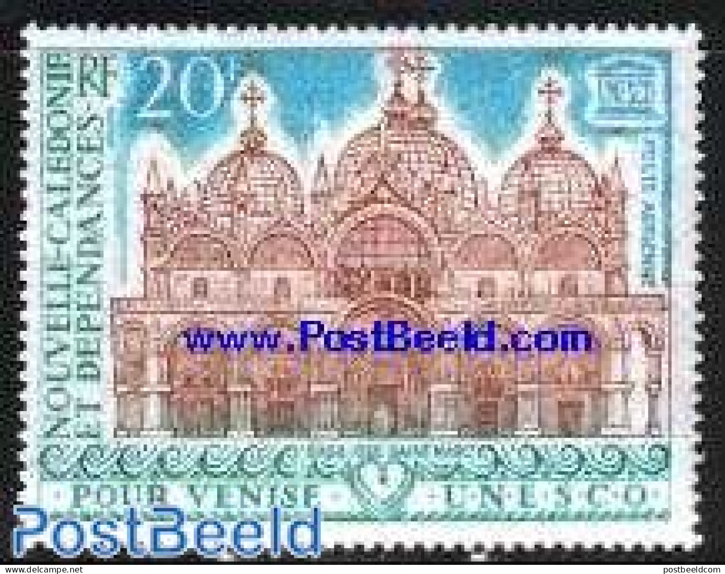 New Caledonia 1972 Save Venice 1v, Mint NH, History - Religion - Various - Unesco - Churches, Temples, Mosques, Synago.. - Unused Stamps