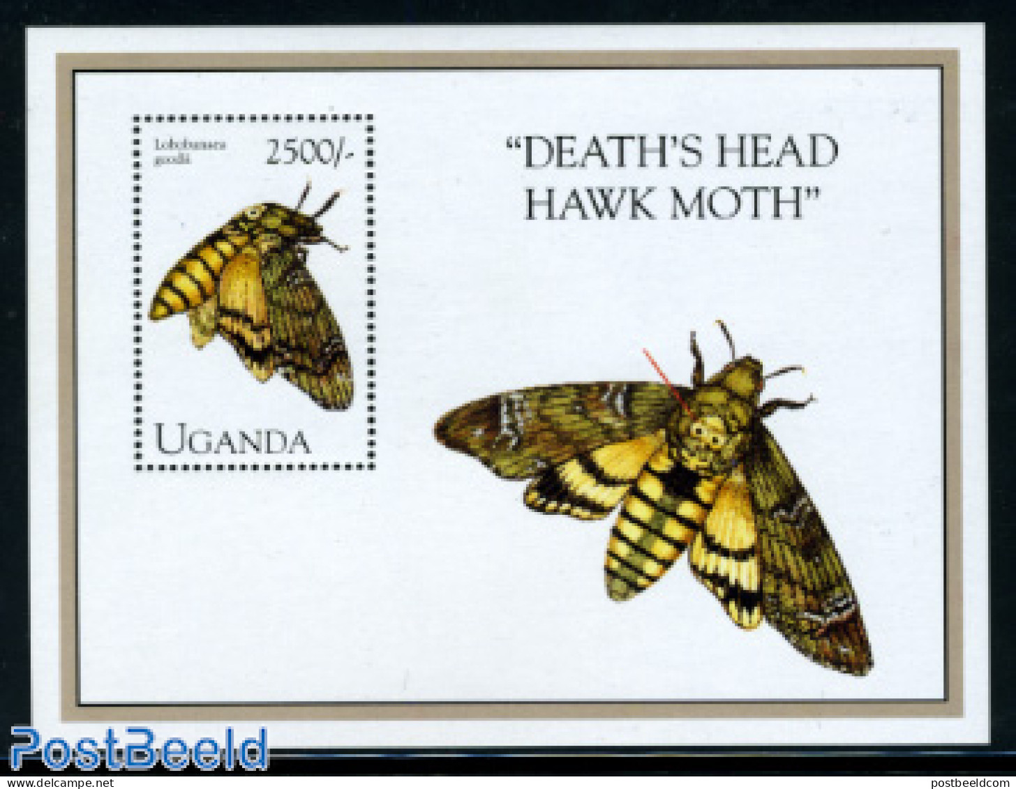 Uganda 1994 Butterfly S/s, Mint NH, Nature - Butterflies - Autres & Non Classés