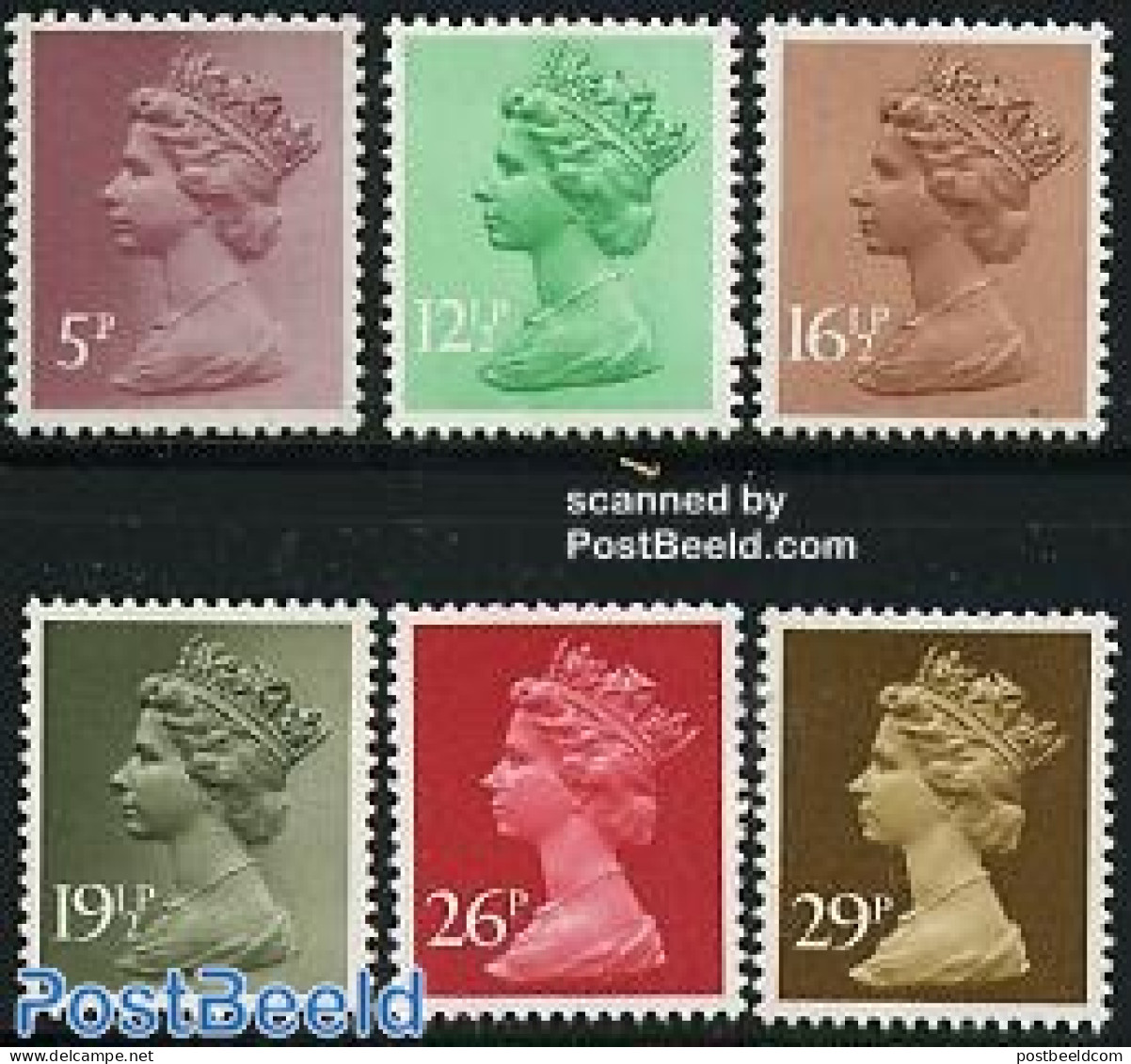 Great Britain 1982 Definitives 6v, Mint NH - Ungebraucht