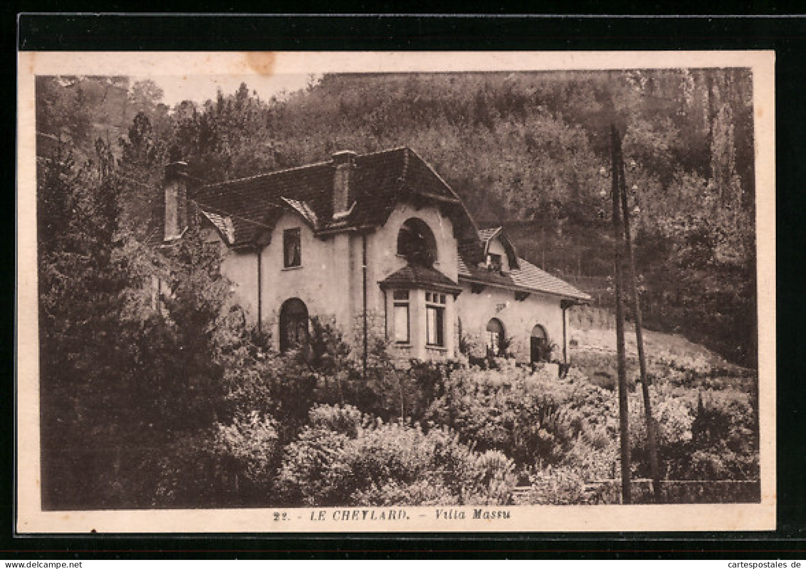 CPA Le Cheylard, Villa Massu  - Le Cheylard