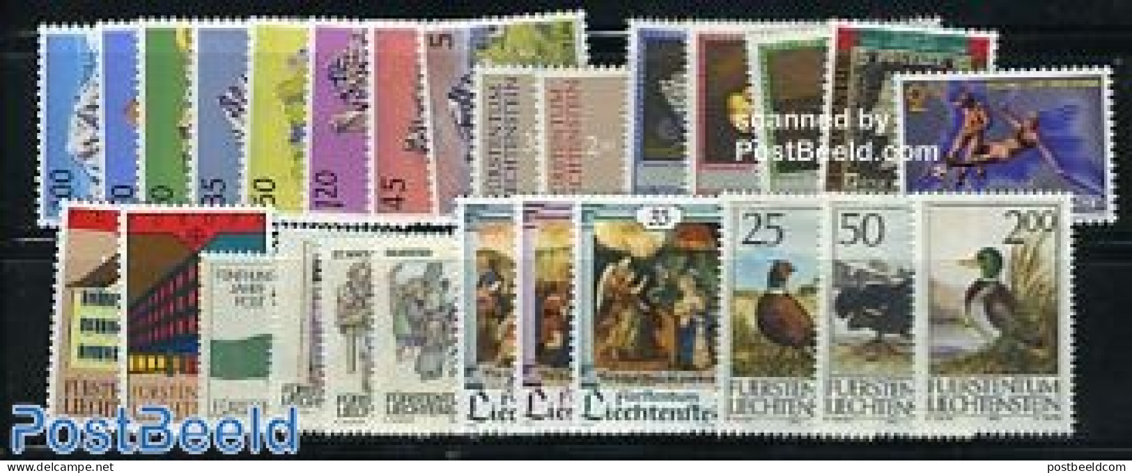 Liechtenstein 1990 Yearset 1990 (27v), Mint NH, Various - Yearsets (by Country) - Ungebraucht