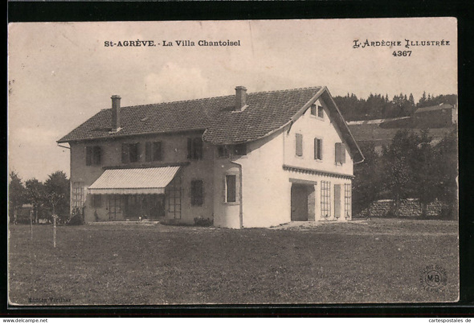CPA St-Agrève, La Villa Chantoisel  - Saint Agrève