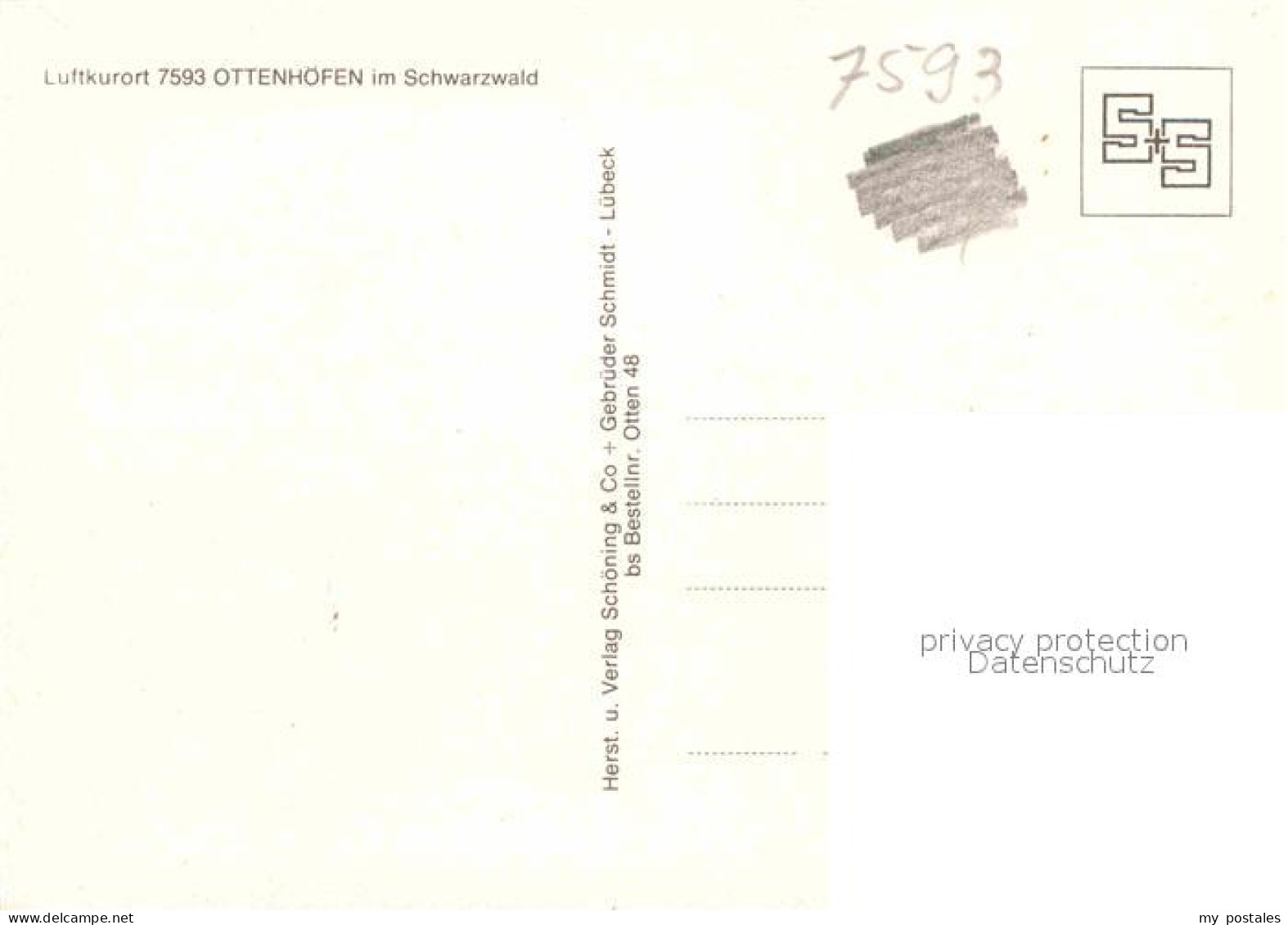 72854509 Ottenhoefen Schwarzwald Fliegeraufnahme Ottenhoefen - Other & Unclassified