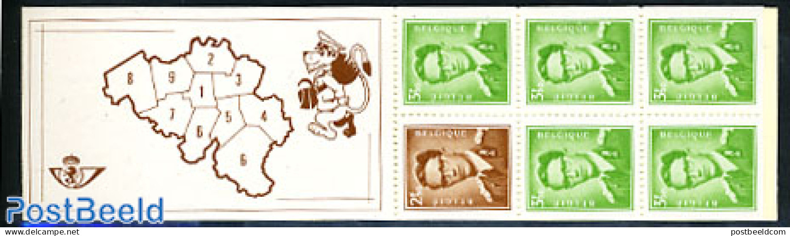Belgium 1970 Definitives Booklet 5x3.50+1x2.50, Mint NH, Stamp Booklets - Ungebraucht