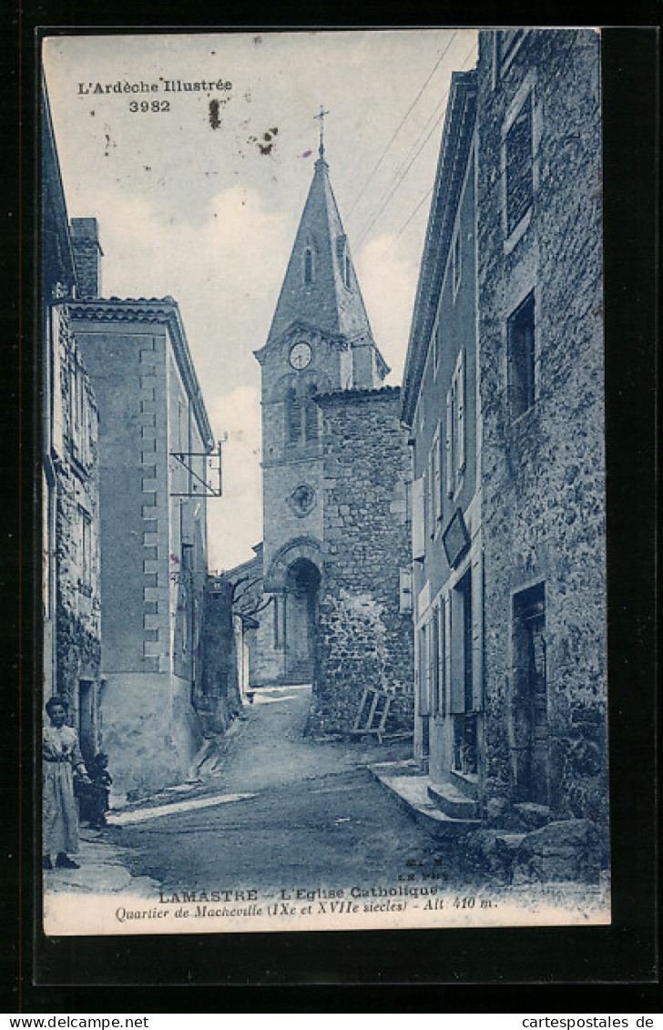 CPA Lamastre, L'Eglise Catholique  - Lamastre