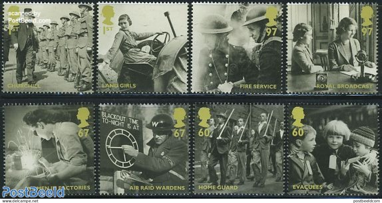 Great Britain 2010 Britain Alone 8v, Mint NH, History - Performance Art - Transport - Various - Churchill - Militarism.. - Unused Stamps