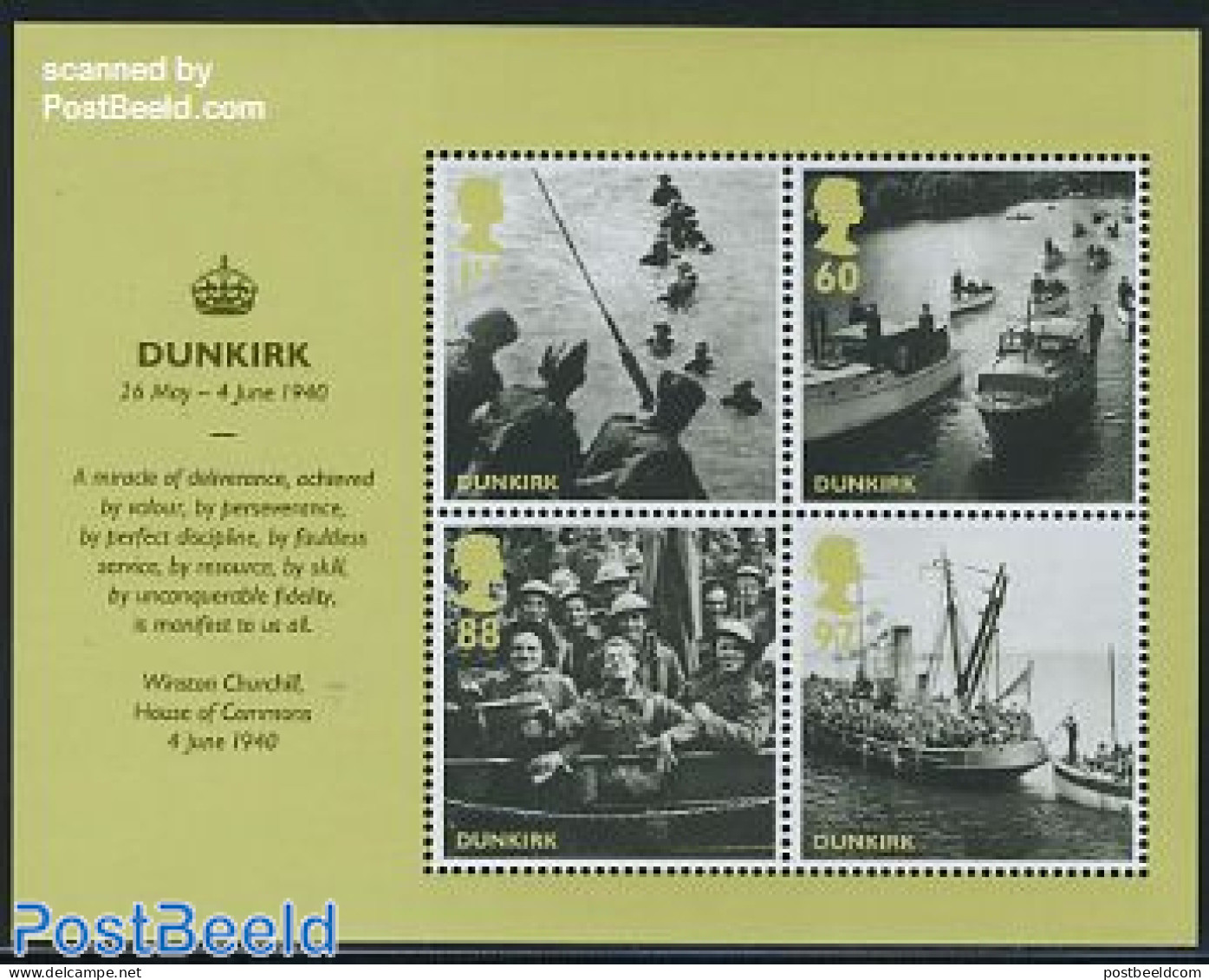 Great Britain 2010 Britain Alone S/s, Mint NH, History - Transport - World War II - Ships And Boats - Nuevos