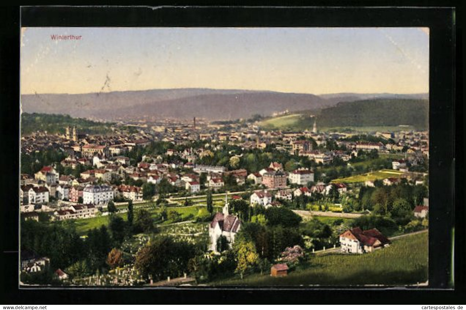 AK Winterthur, Panorama Vom Berg Aus Gesehen  - Otros & Sin Clasificación