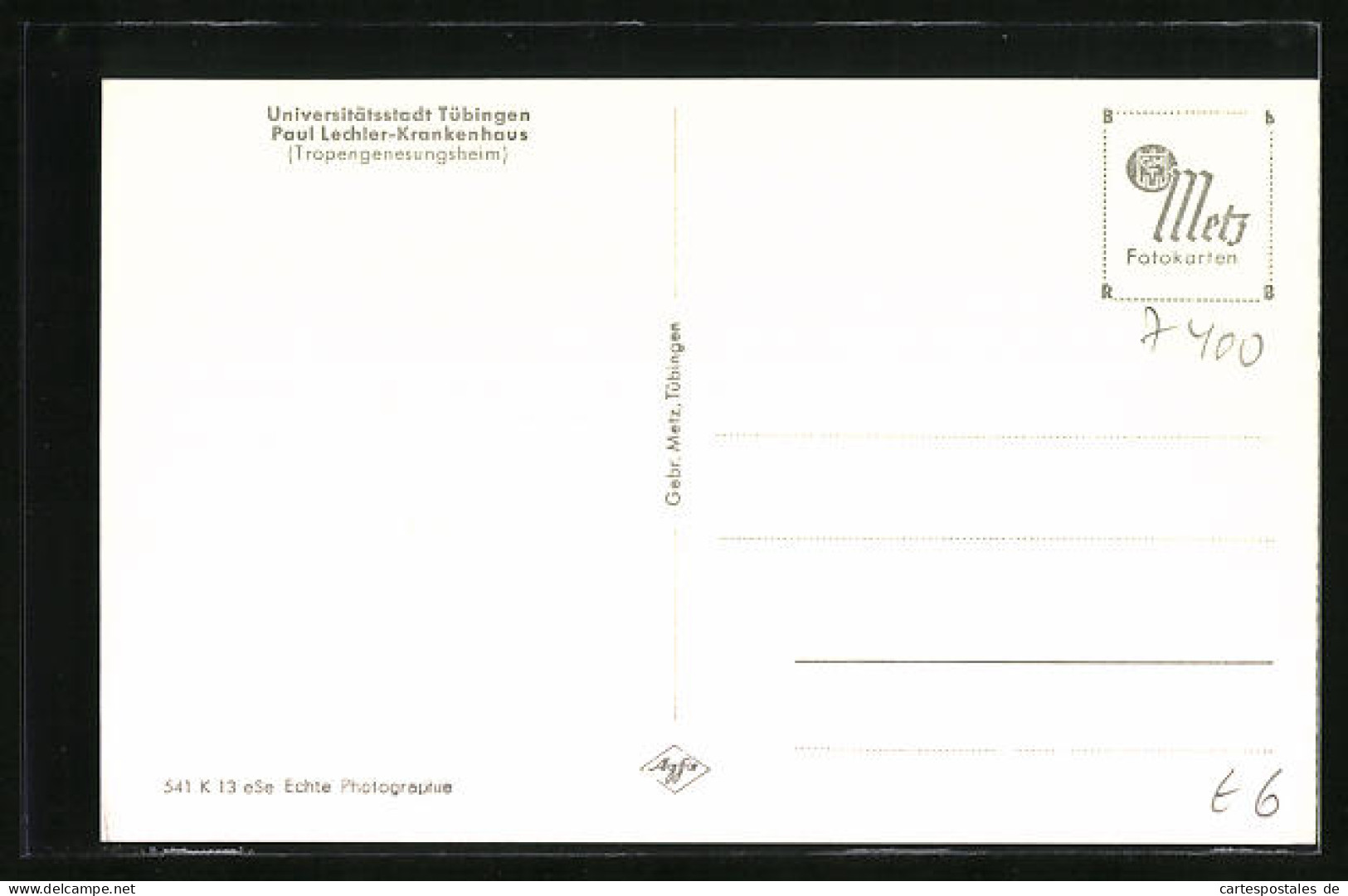 AK Tübingen, Paul Lechler-Krankenhaus, Tropengenesungsheim  - Tübingen