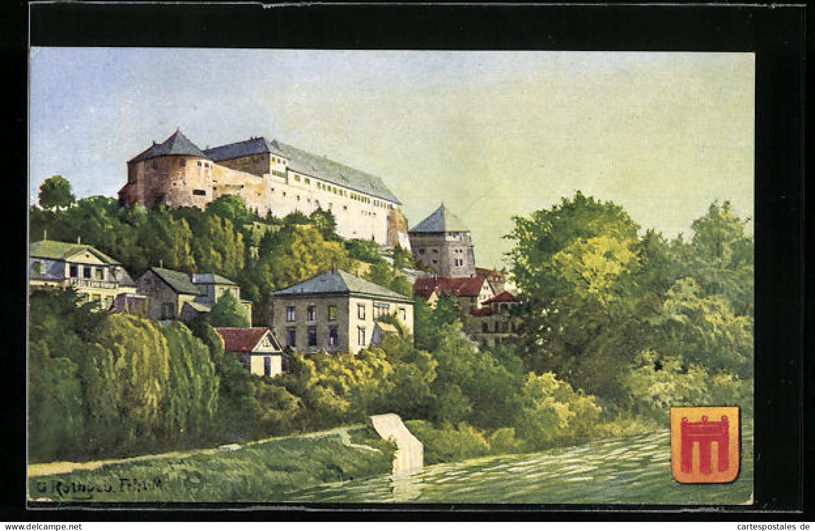 AK Tübingen A. N., Schloss Hohentübingen  - Tuebingen