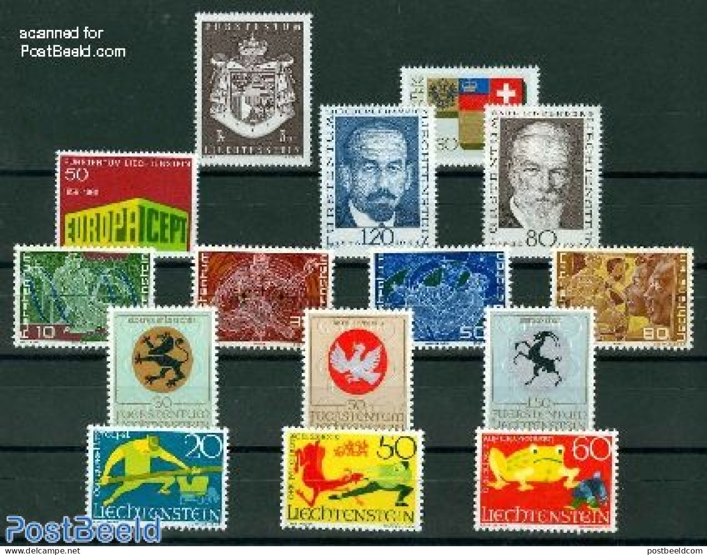 Liechtenstein 1969 Yearset 1969, Complete, 15v, Mint NH, Various - Yearsets (by Country) - Neufs