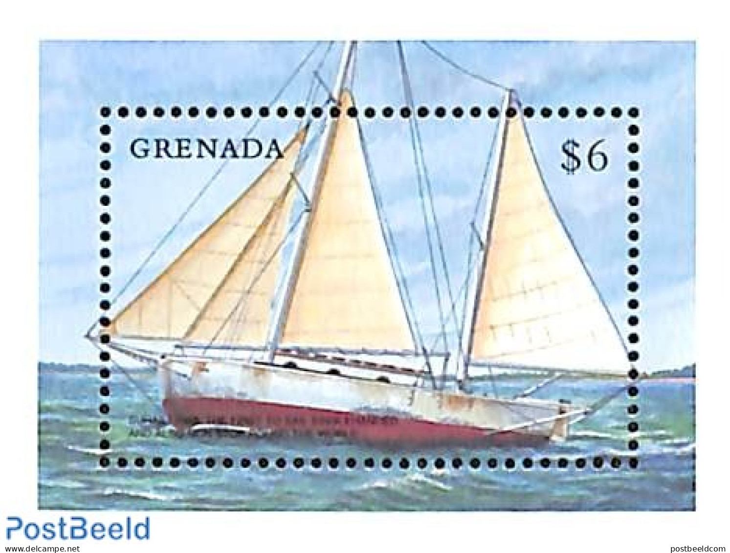 Grenada 2001 Ships S/s, Suhaili 1968, Mint NH, Transport - Ships And Boats - Boten