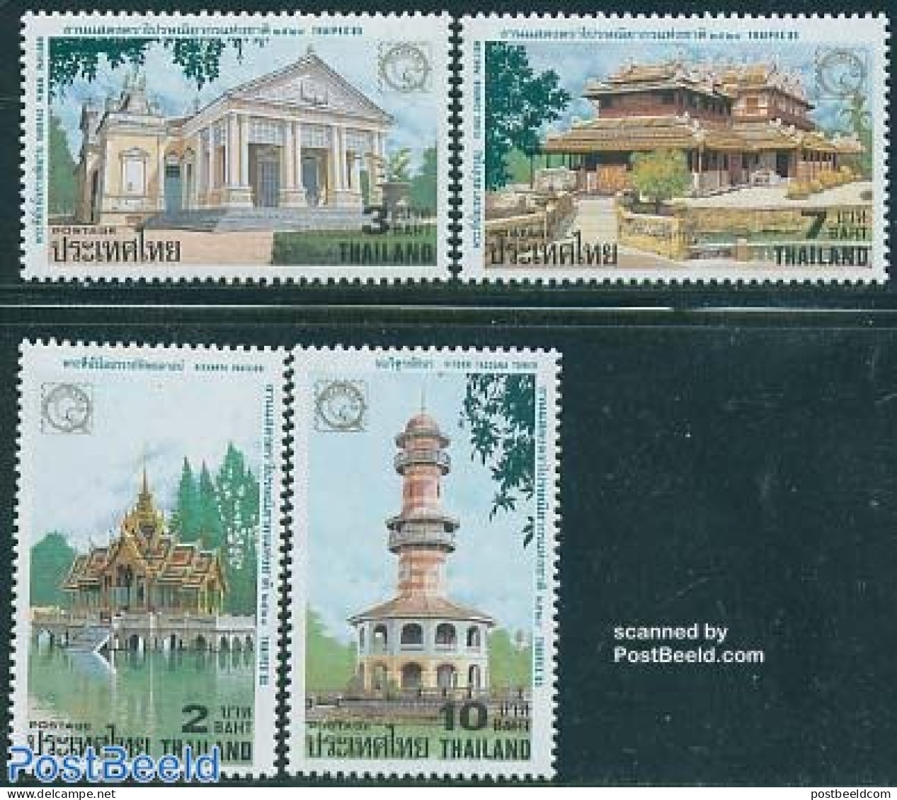 Thailand 1985 Thaipex 85 4v, Mint NH, Art - Architecture - Tailandia