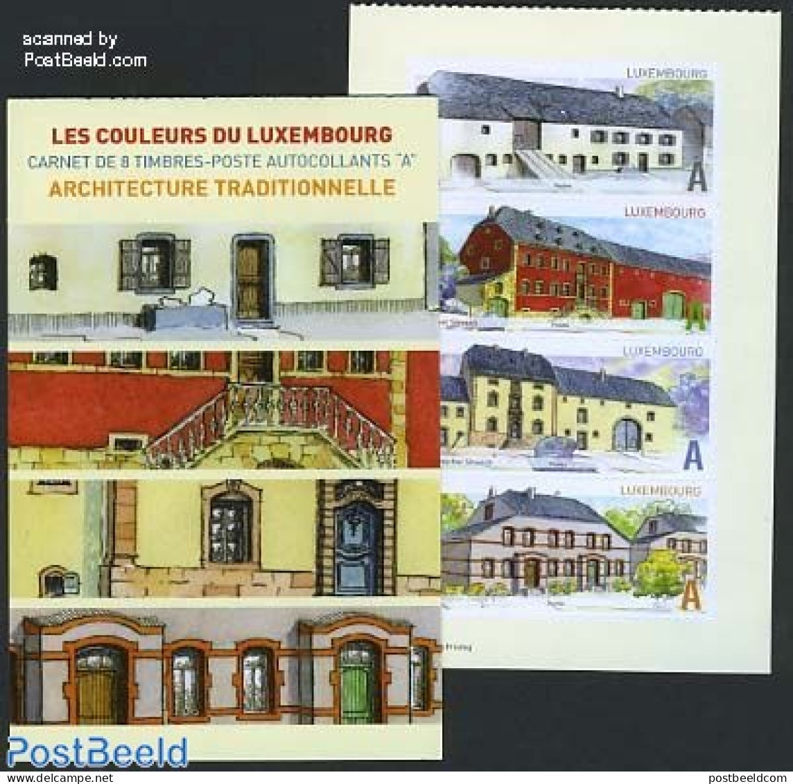 Luxemburg 2011 Architecture Booklet, Mint NH, Stamp Booklets - Art - Architecture - Unused Stamps