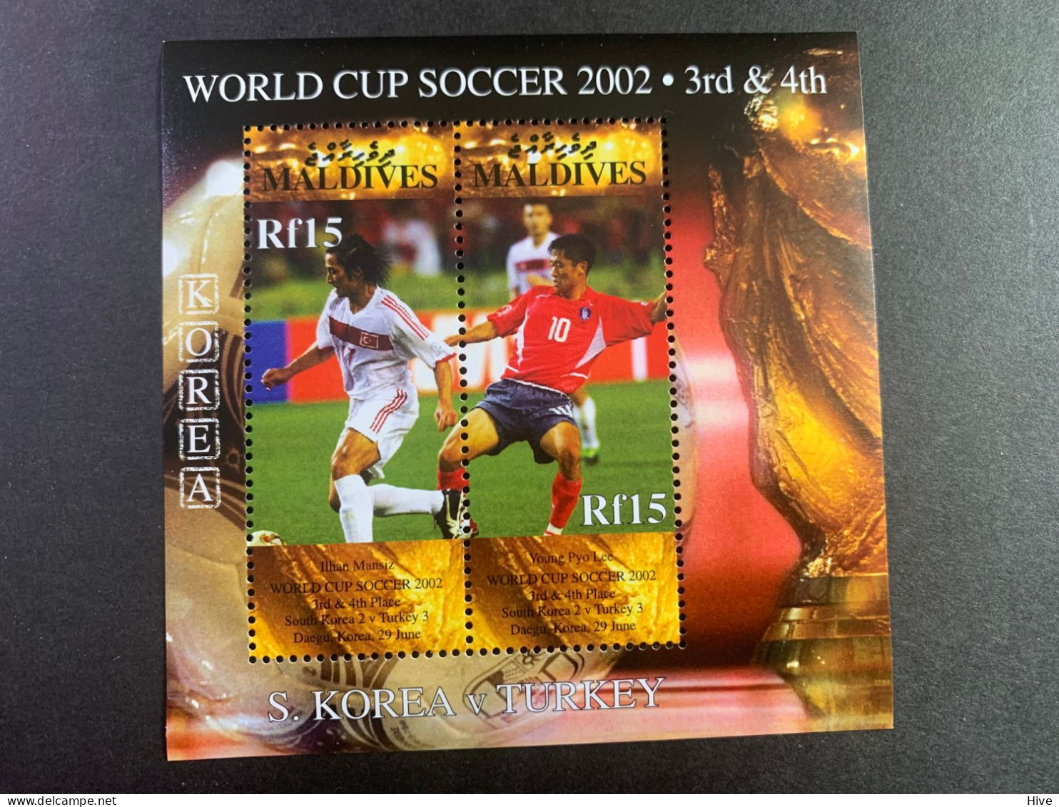 Maldives, 2002, Soccer World Cup Japan And South Korea, Football, MNH - 2002 – Corée Du Sud / Japon