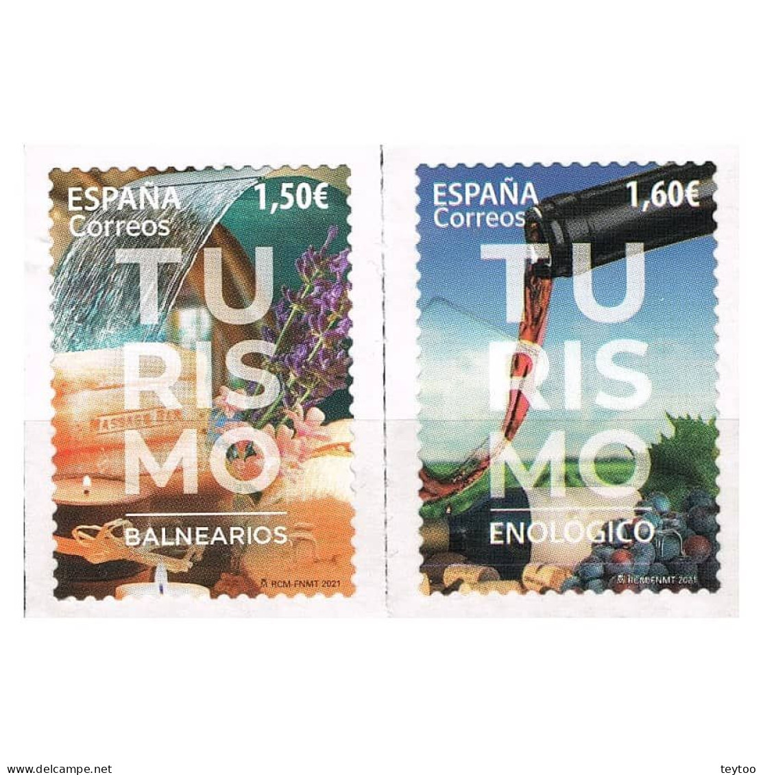 C0019# España 2021 [SLL] Serie Turismo (MNH) - Ungebraucht