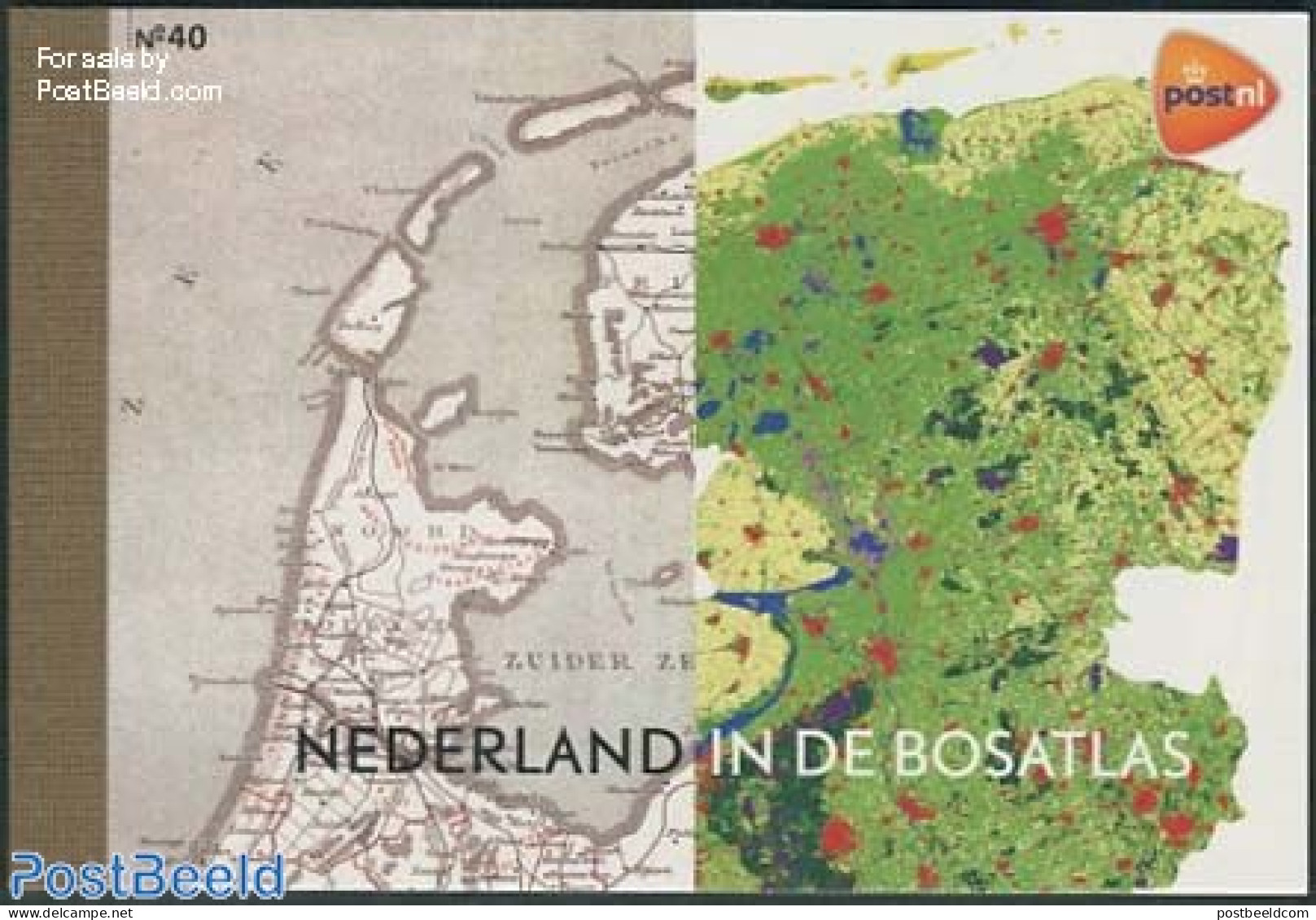 Netherlands 2012 Bosatlas Prestige Booklet, Mint NH, Various - Stamp Booklets - Maps - Unused Stamps