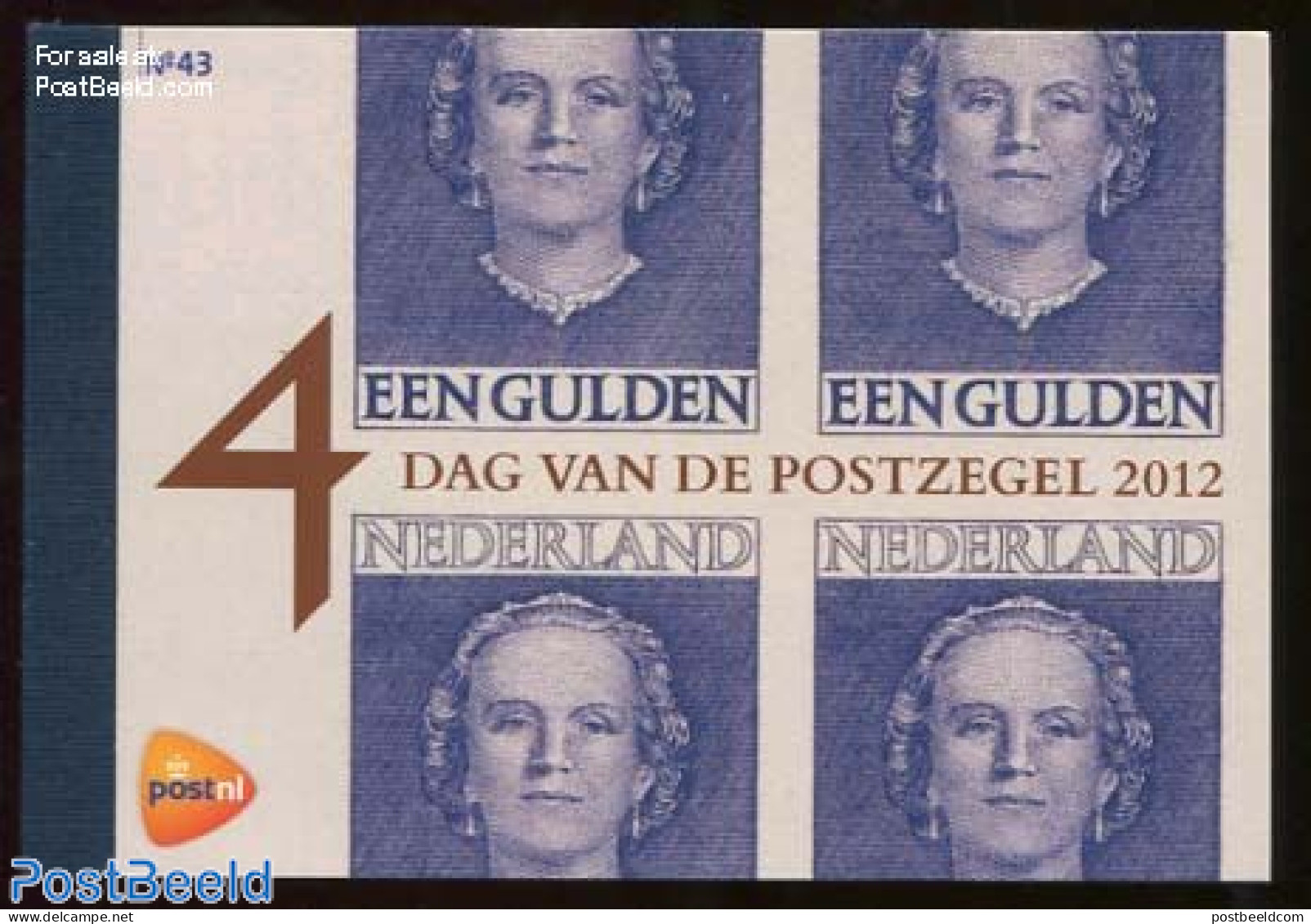 Netherlands 2012 Stamp Day Prestige Booklet, Mint NH, Stamp Booklets - Stamp Day - Stamps On Stamps - Ungebraucht