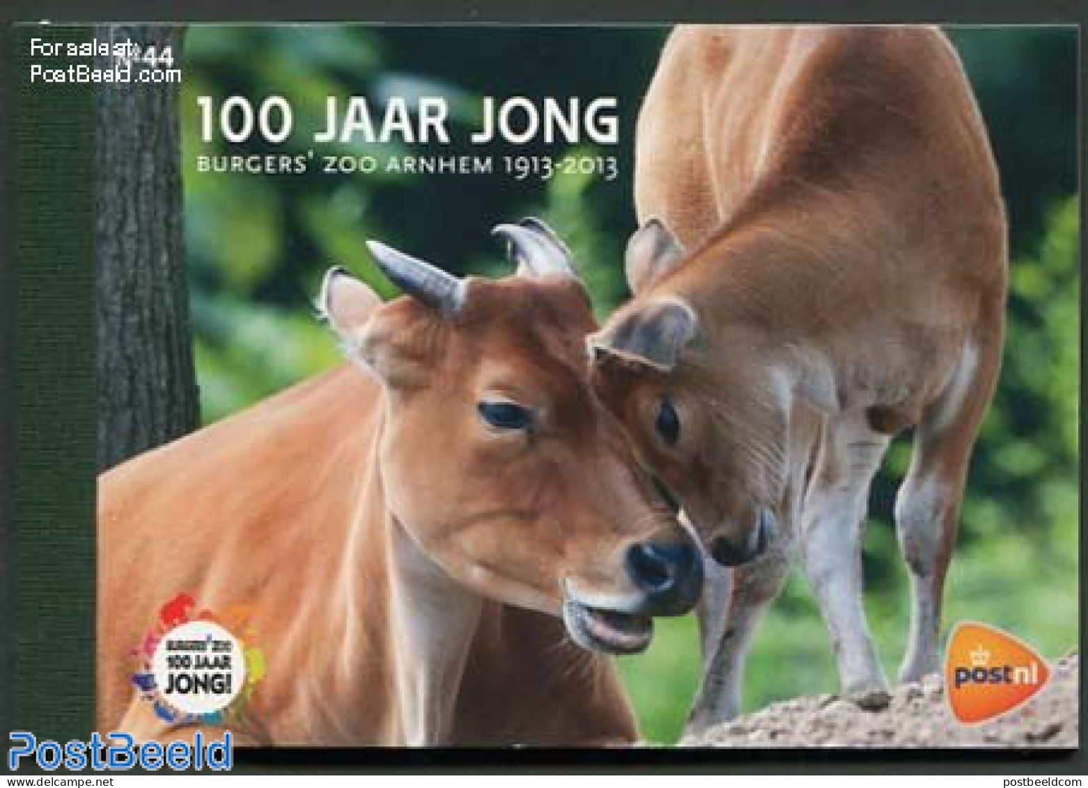 Netherlands 2013 100 Years Burgers Zoo, Prestige Booklet, Mint NH, Nature - Animals (others & Mixed) - Birds - Cat Fam.. - Neufs