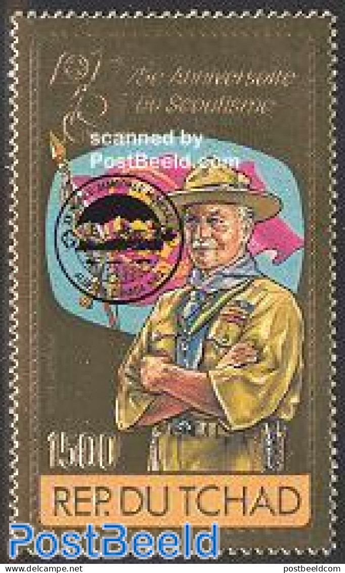 Chad 1983 World Jamboree 1v Gold, Mint NH, Sport - Scouting - Andere & Zonder Classificatie