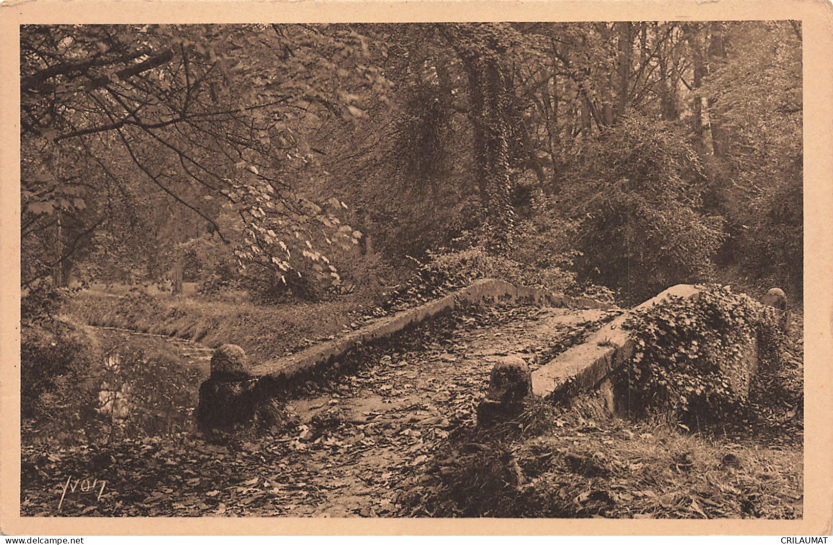 78-VERSAILLES PETIT TRIANON PONT RUSTIQUE-N°T5277-B/0395 - Versailles (Château)