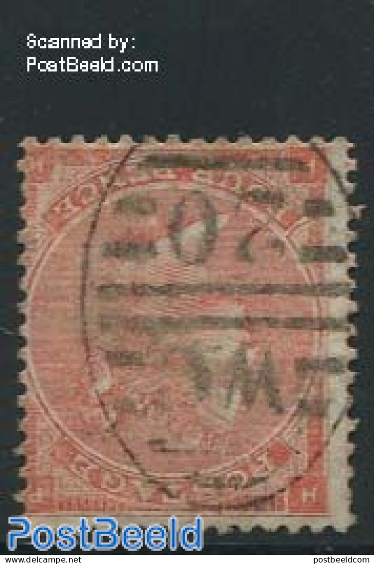 Great Britain 1862 4p, Plate 3, Used, Inverted WM, Used Stamps - Otros & Sin Clasificación