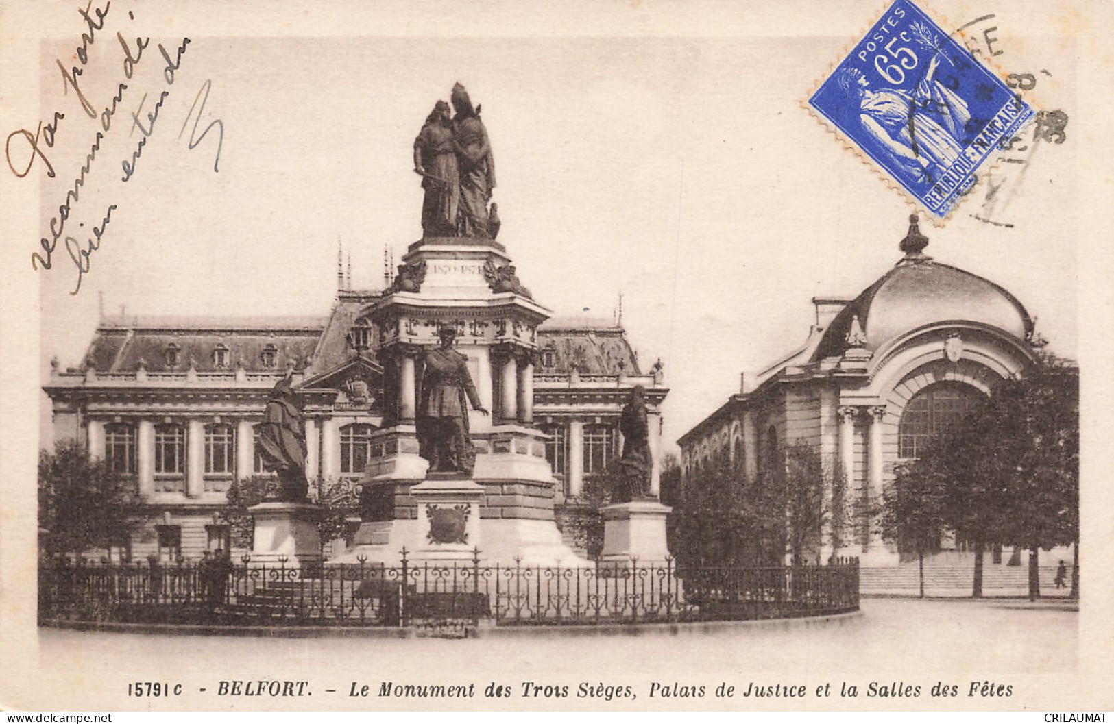 90-BELFORT LE MONUMENT DES TROIS SIEGES-N°T5277-E/0211 - Belfort - City