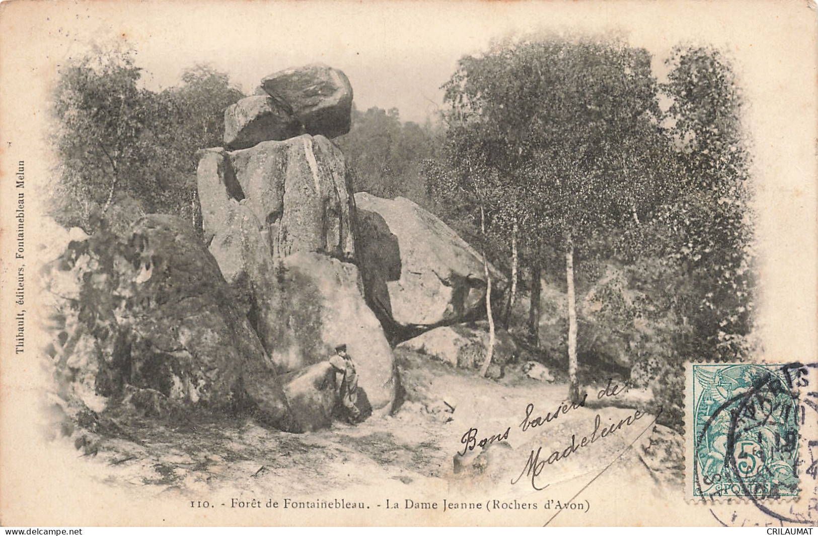 77-FONTAINEBLEAU LA FORET LA DAME JEANNE-N°T5277-E/0147 - Fontainebleau