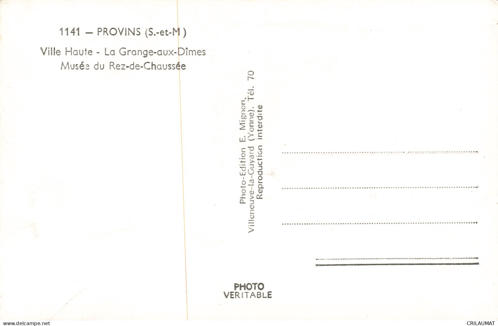 77-PPROVINS-N°T5277-E/0065 - Other & Unclassified