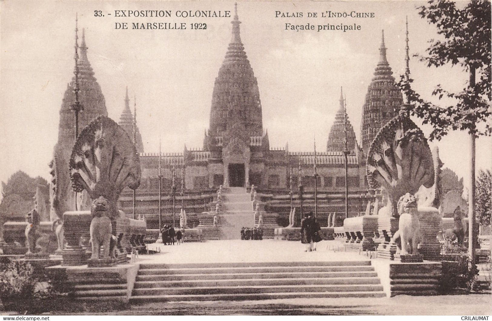 13-MARSEILLE EXPOSITION COLONIALE 1922 PALAIS DE L INDO CHINE-N°T5277-D/0153 - Sonstige