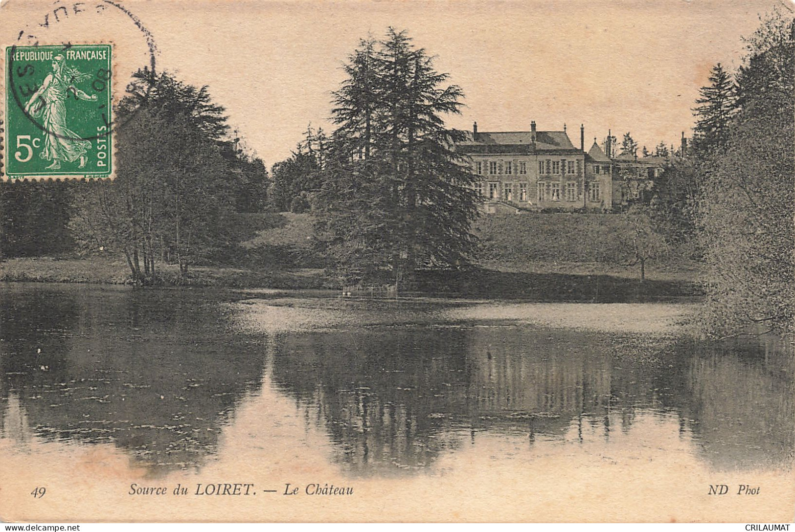 45-SOURCE DU LOIRET LE CHÂTEAU-N°T5277-D/0107 - Andere & Zonder Classificatie