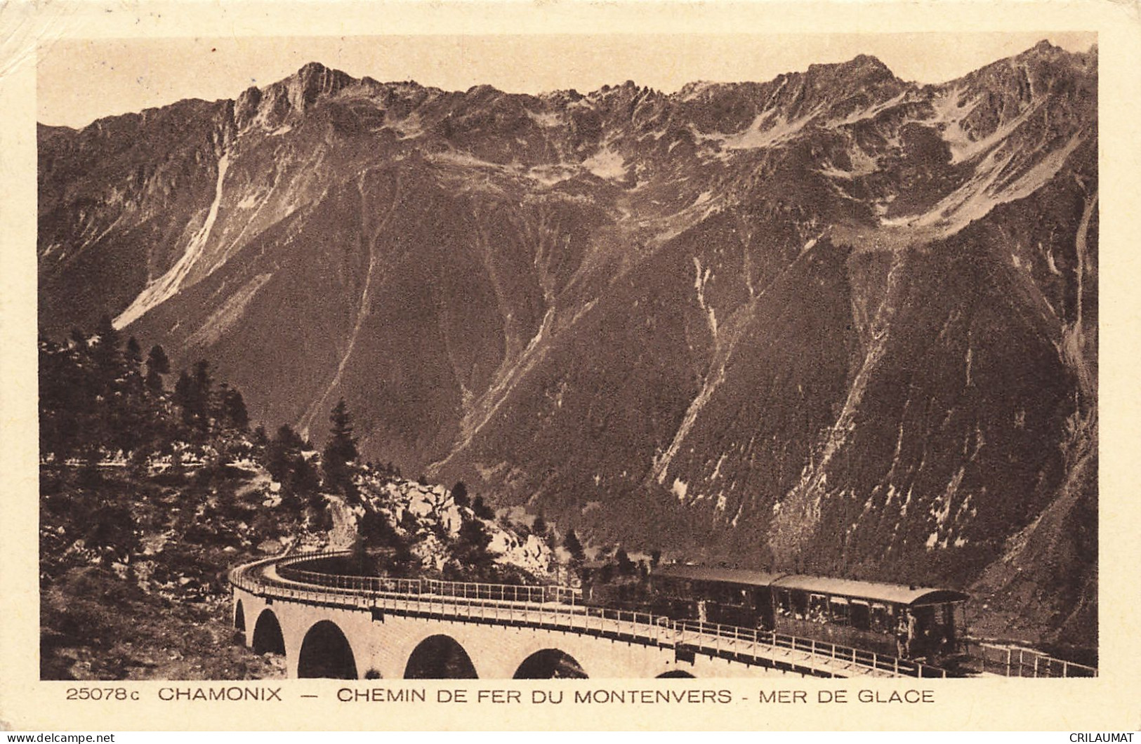 74-CHAMONIX CHEMIN DE FER DU MONTENVERS MER DE GLACE-N°T5277-D/0025 - Chamonix-Mont-Blanc