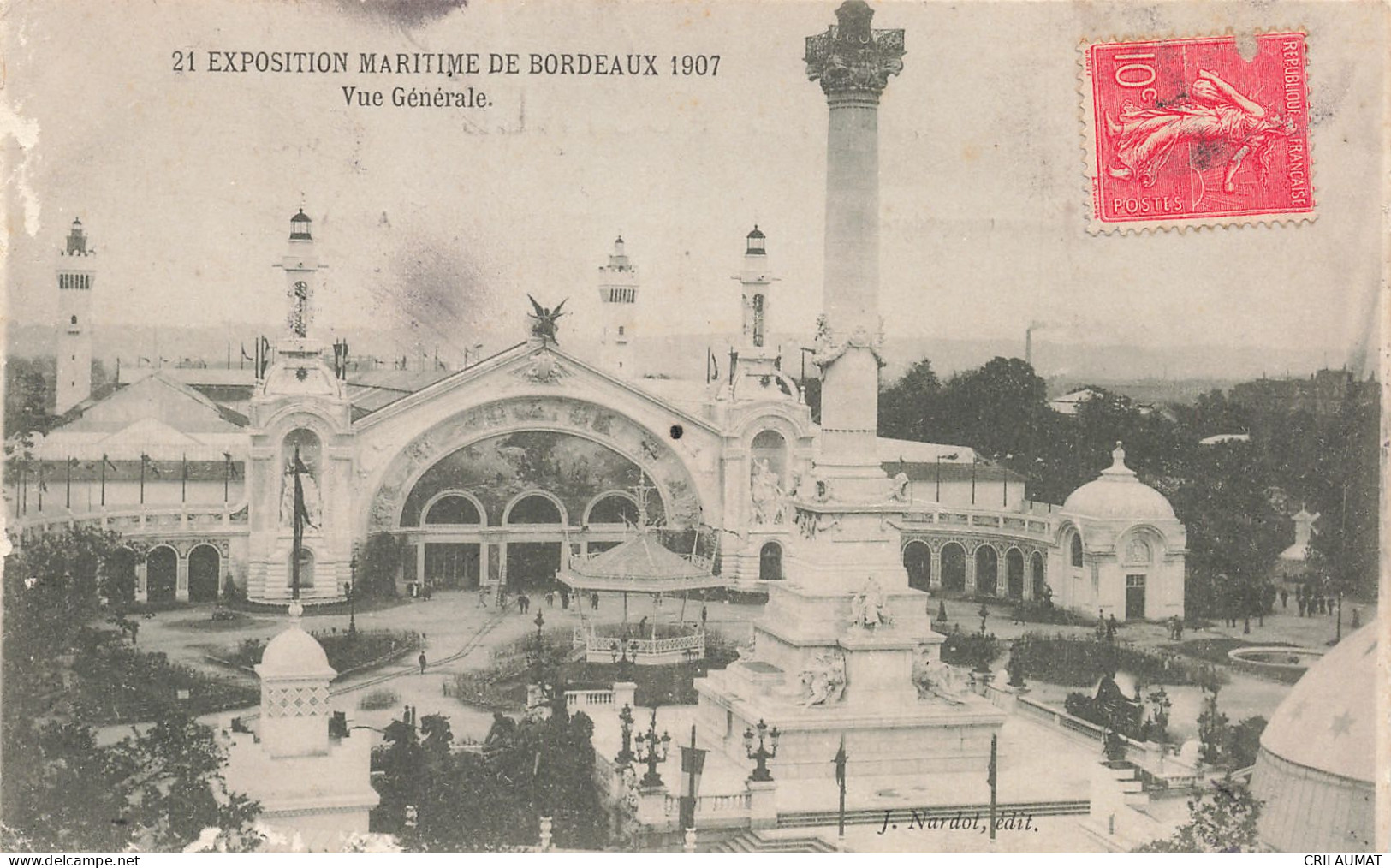 33-BORDEAUX EXPOSITION MARITIME 1907-N°T5277-C/0301 - Bordeaux